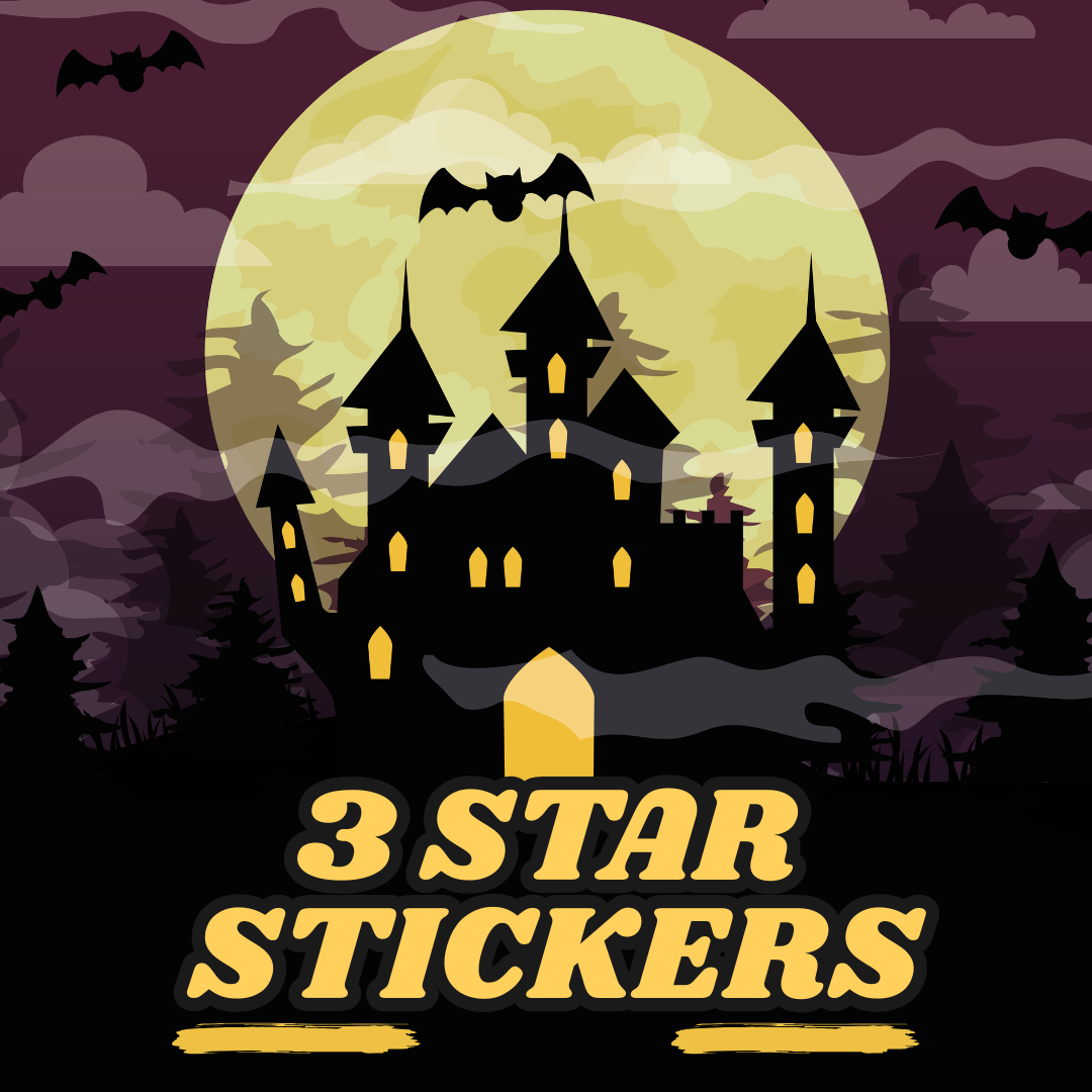 3 ⭐ Star Stickers!