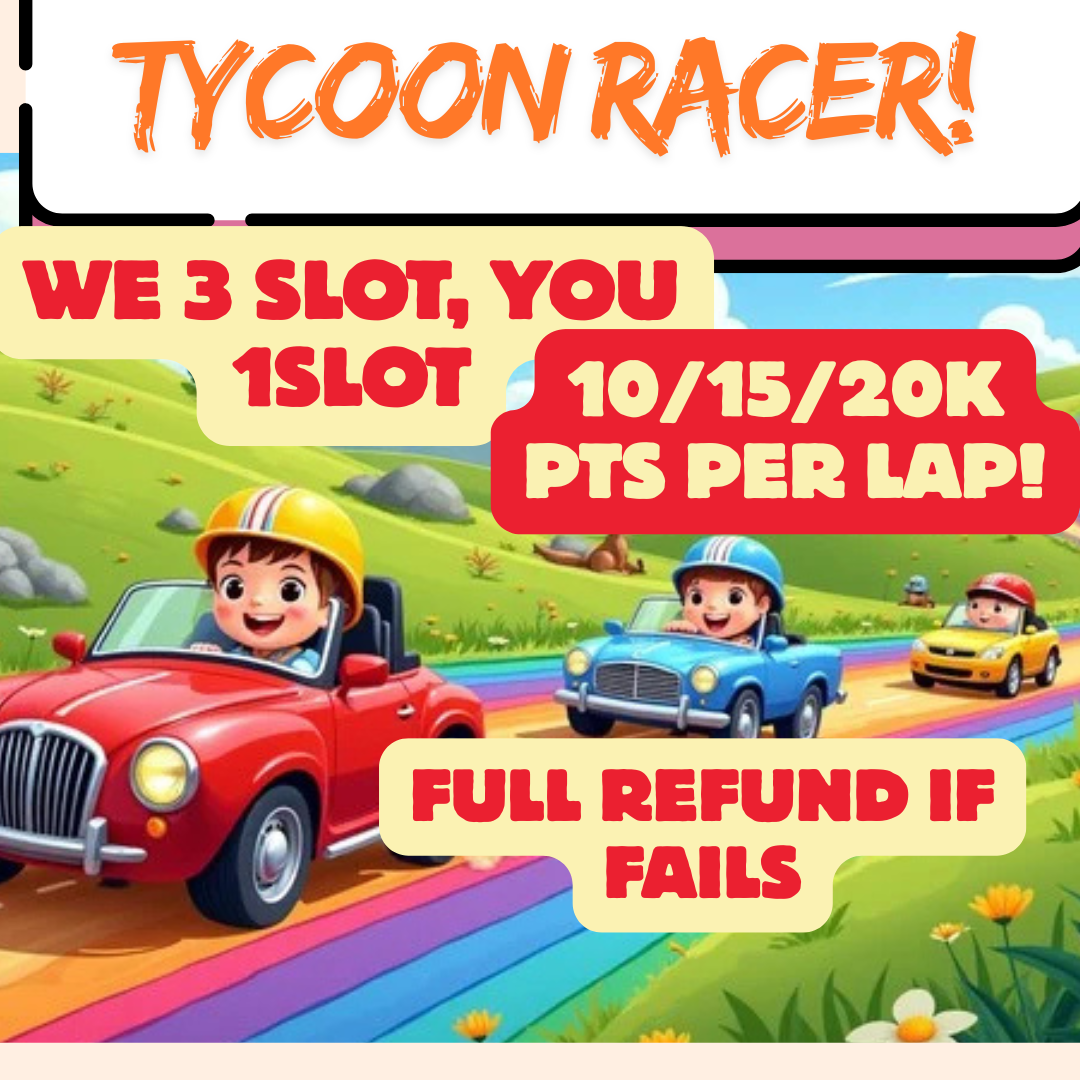 Tycoon Racers 15k/20k Point Assist/Help | Help Points / Assist / Champs